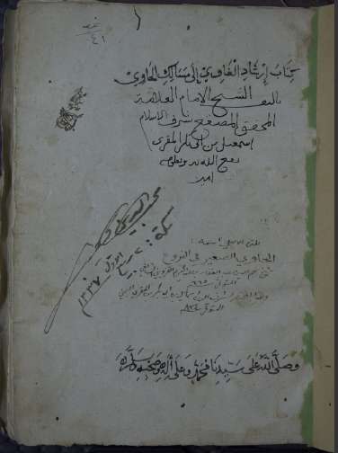 إرشاد الغاوي إلى مسالك الحاوي