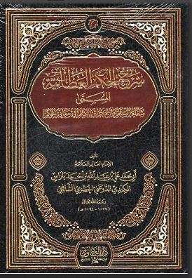 شرح الحكم العطائية المسمى شفاء السقم وفتح خزائن الكلم في معاني الحكم