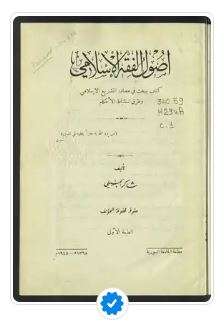 أصول الفقه الإسلامي